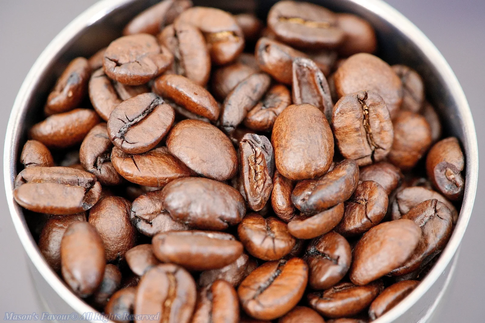 Yang-Chia Machine Coffee Grinder 690N - Cup of Coffee Beans for Bialetti New Brikka Induction Moka Pot, Enlarged View