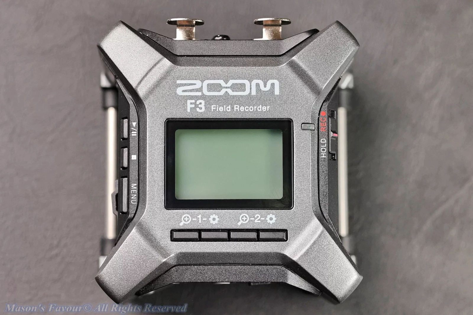 Zoom F3 Field Recorder - Top