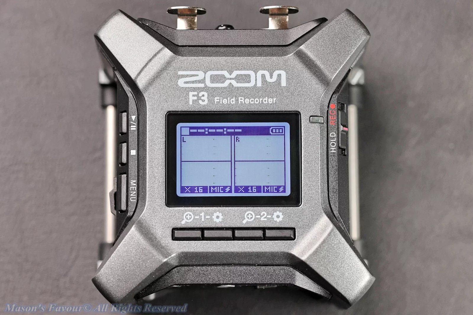 Zoom F3 Field Recorder - GUI